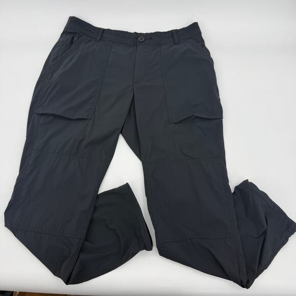 REI CO OP Womens Savanna Trails Pants Size 8P Black Ankle Drawstring Stretch - Picture 1 of 10